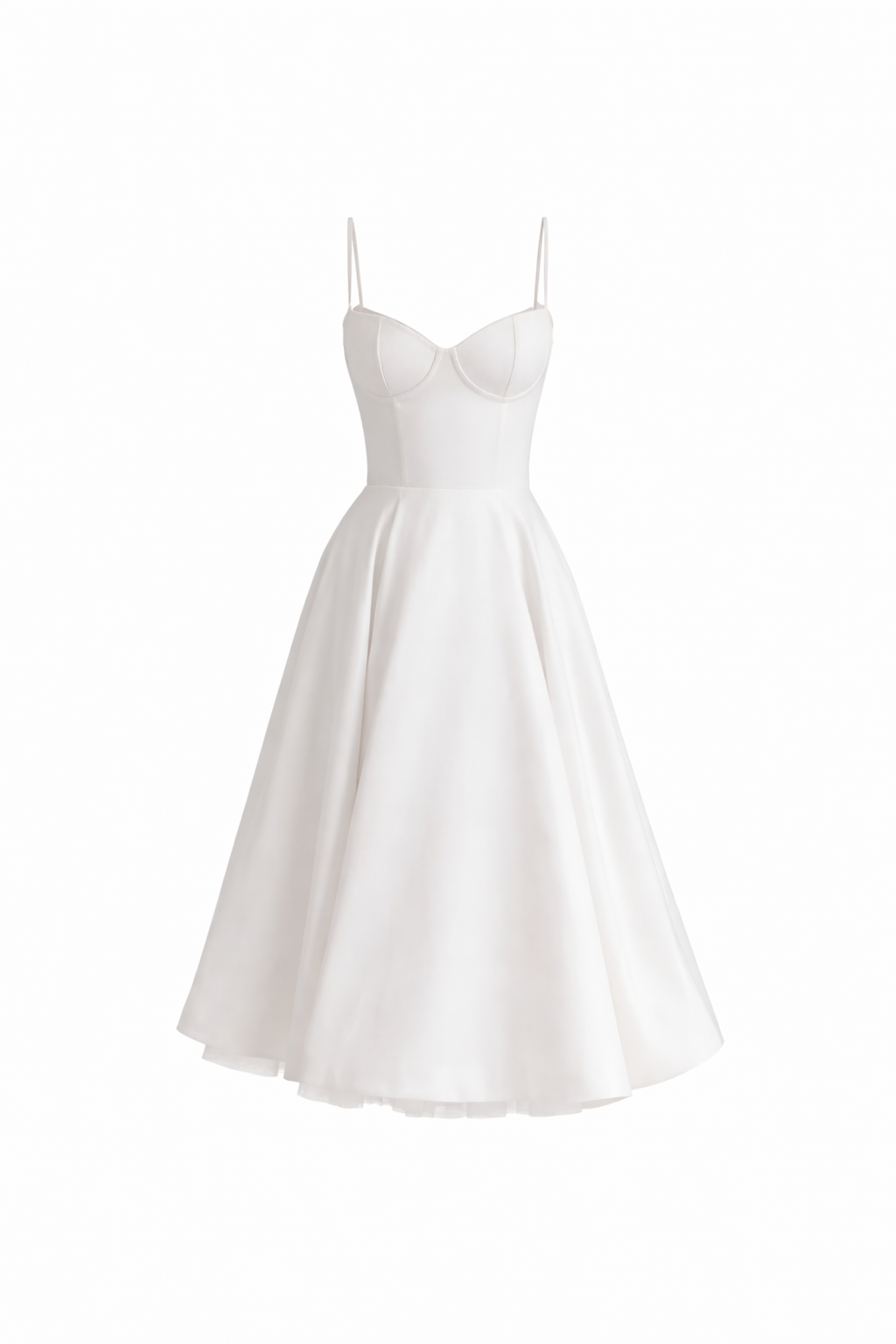 Claudia | Vestido Midi Blanco