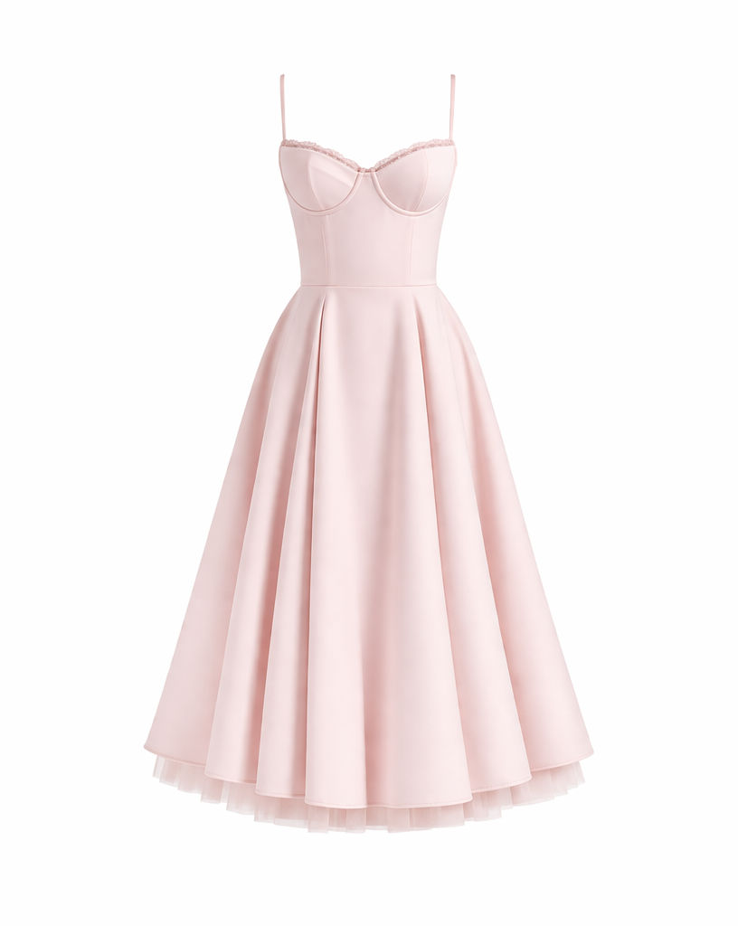 Claudia | Vestido Midi Blanco