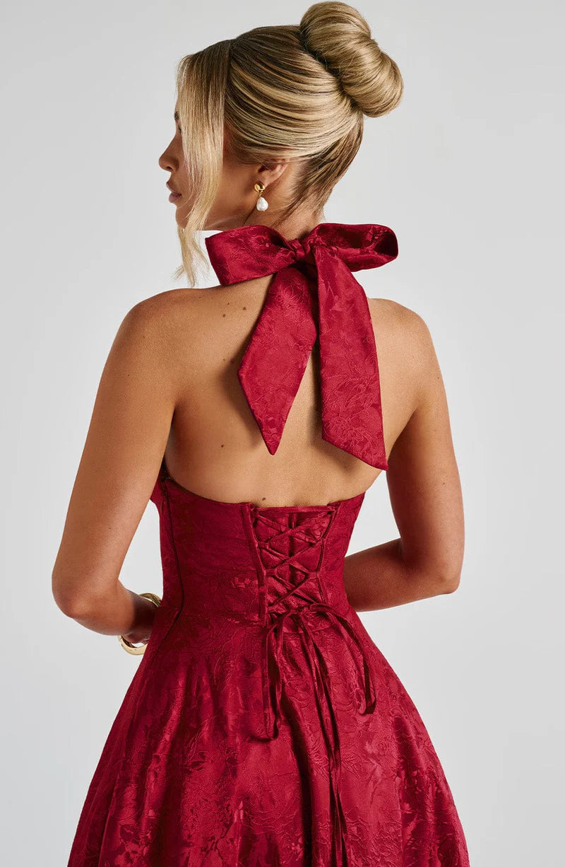 Rosana | Vestido Midi Rojo