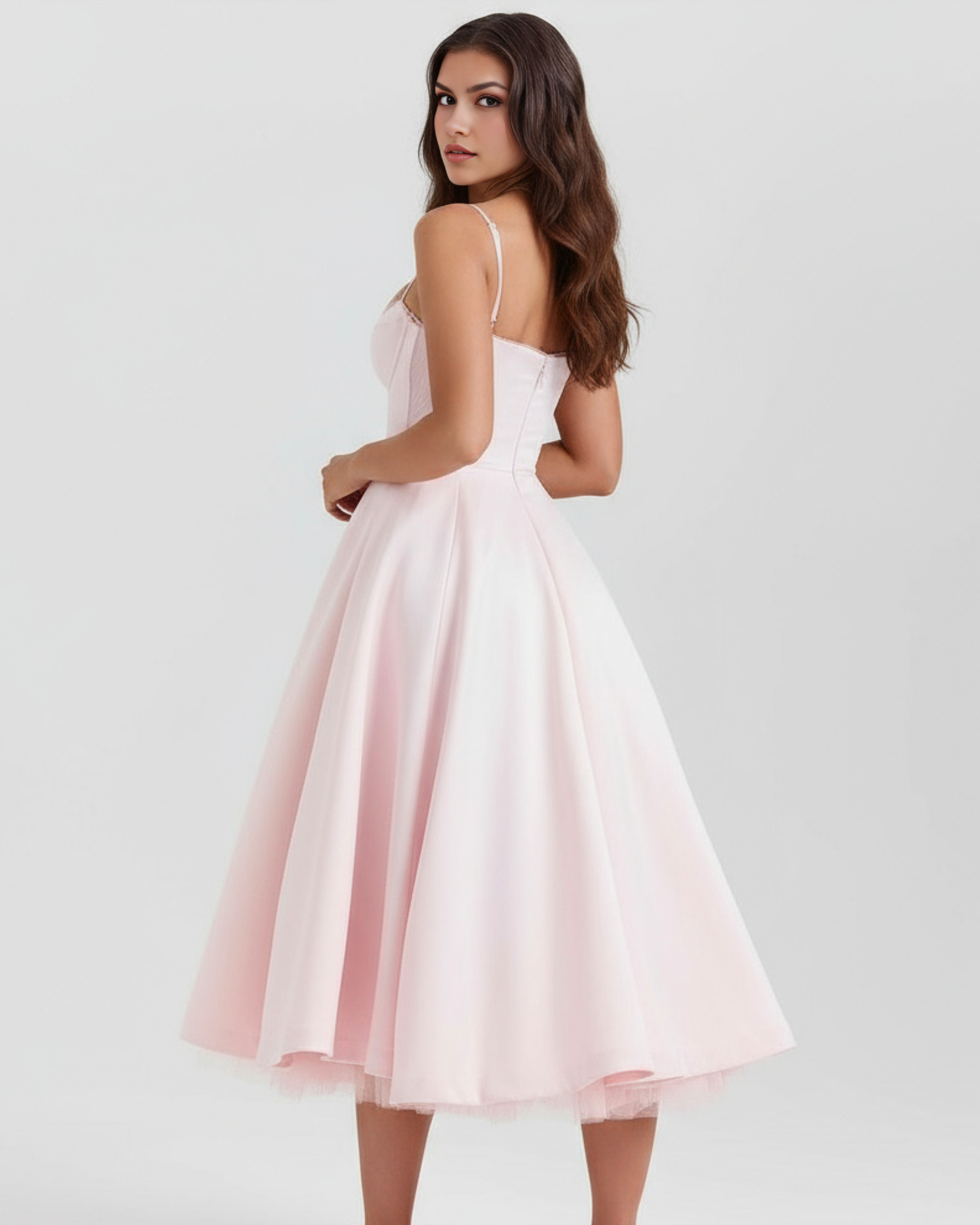 Claudia | Vestido Midi Blanco
