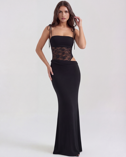 Almudena | Vestido Maxi Negro