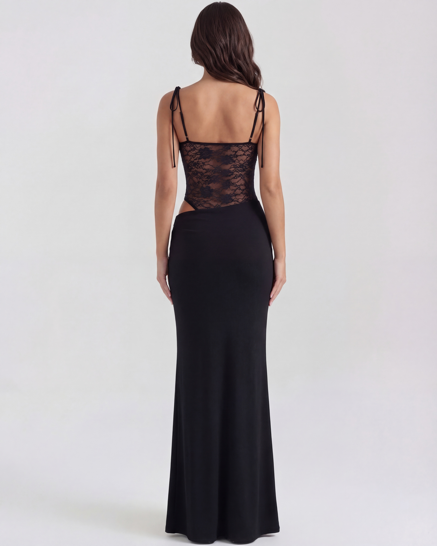 Almudena | Vestido Maxi Negro