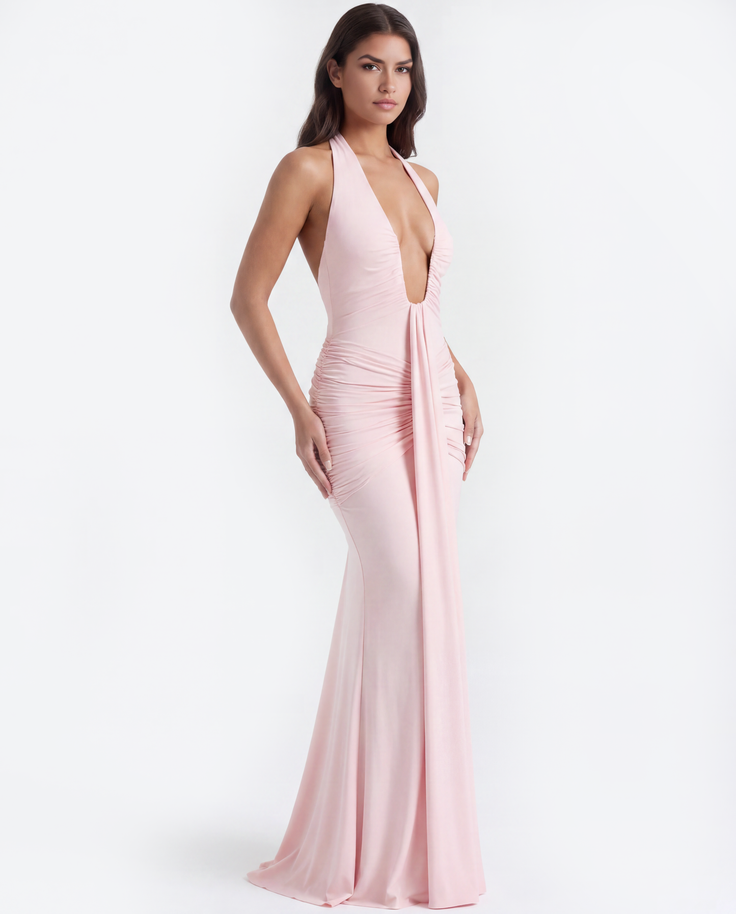 Alejandra | Vestido Maxi Rosa