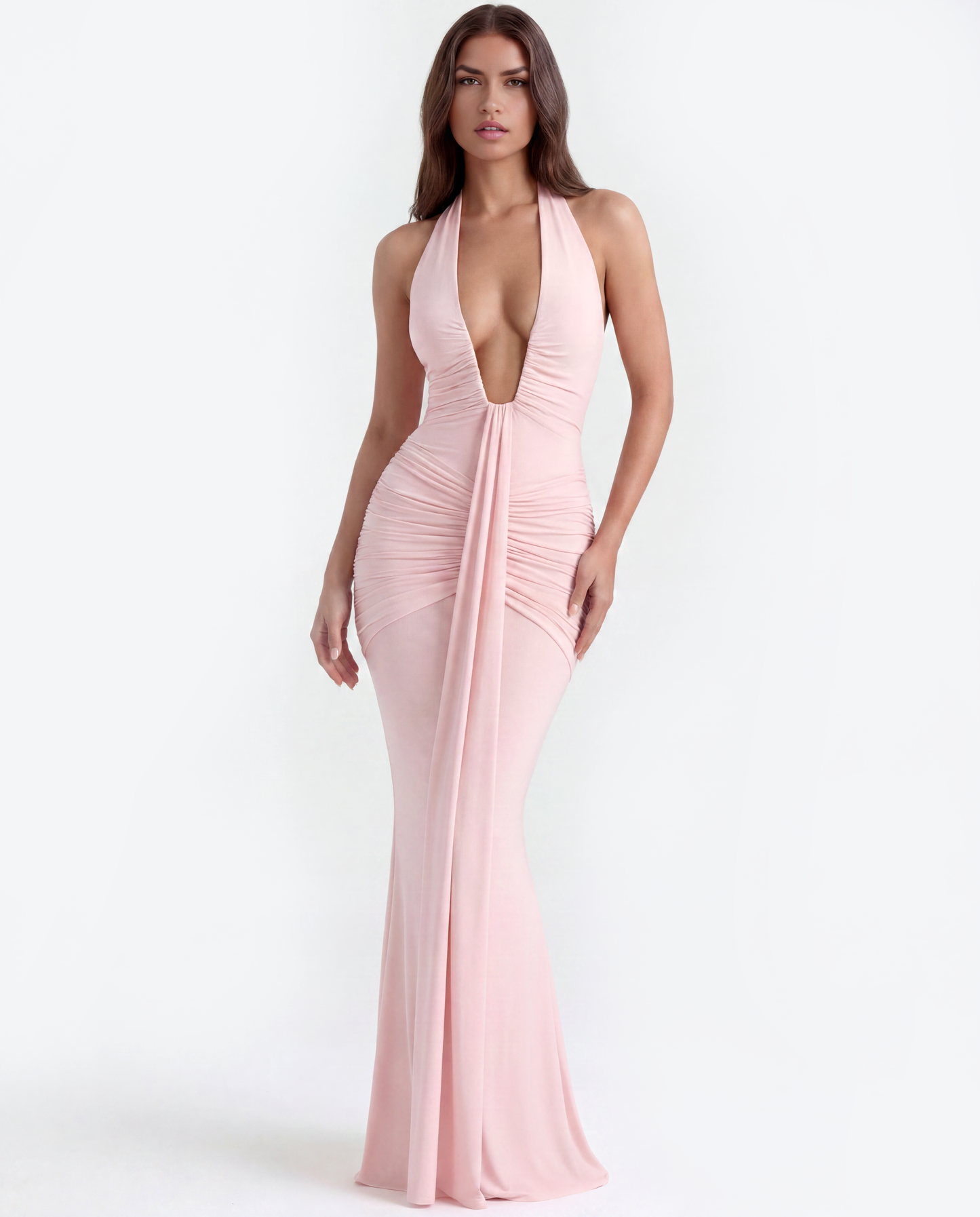 Alejandra | Vestido Maxi Rosa