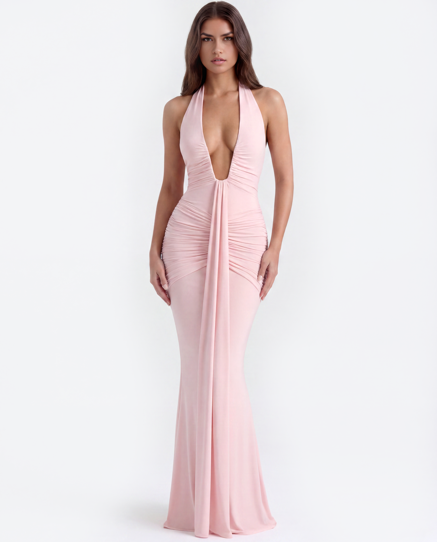 Alejandra | Vestido Maxi Rosa