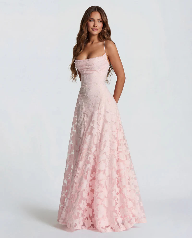 Valeria | Vestido Maxi Rosa