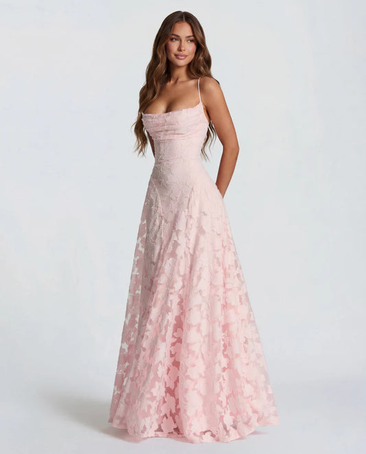 Valeria | Vestido Maxi Rosa
