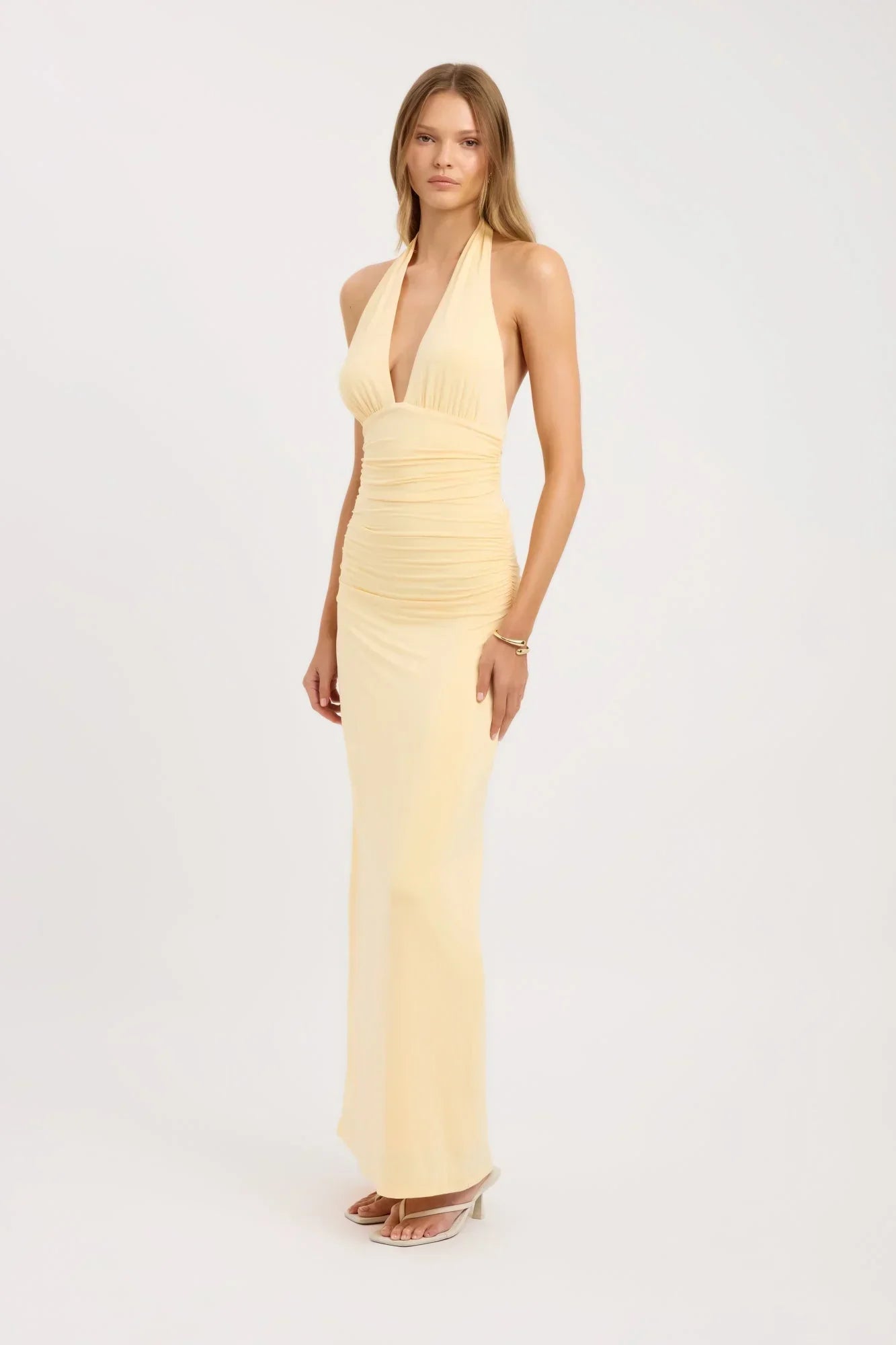 Laura | Vestido Maxi Amarillo