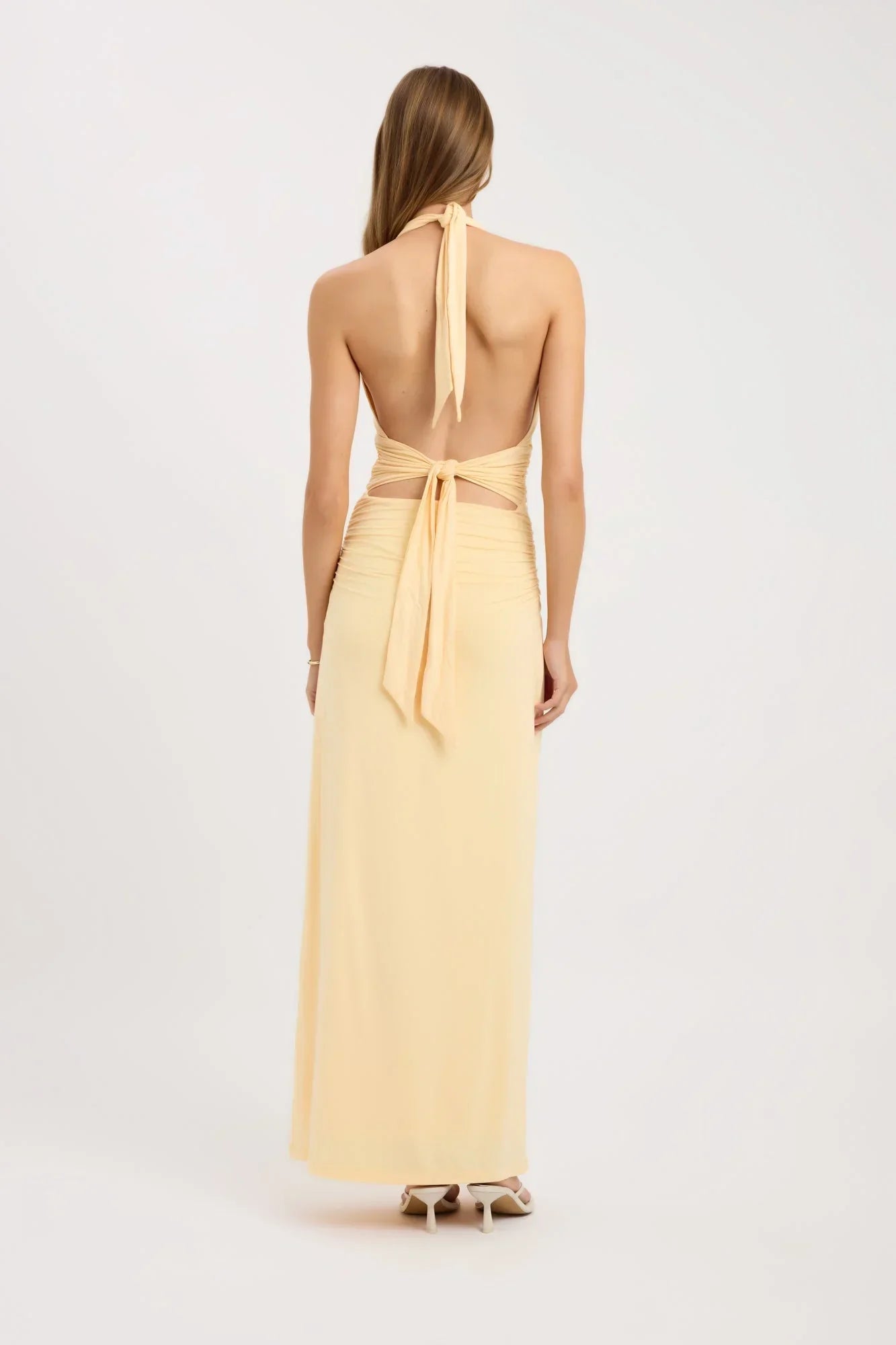 Laura | Vestido Maxi Amarillo