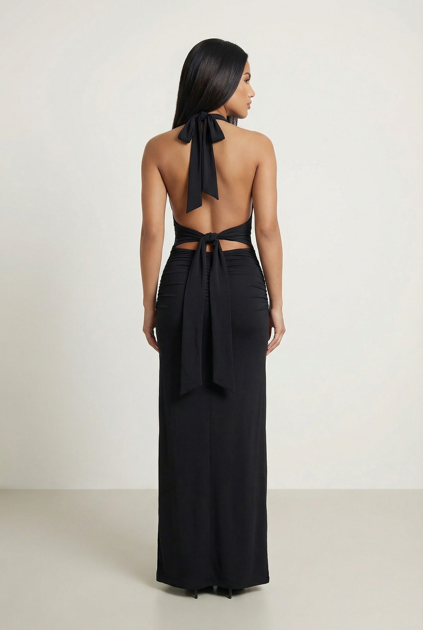 Laura | Vestido Maxi Negro