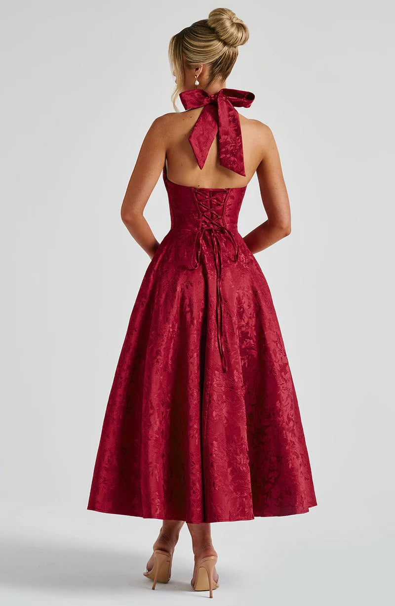 Rosana | Vestido Midi Rojo