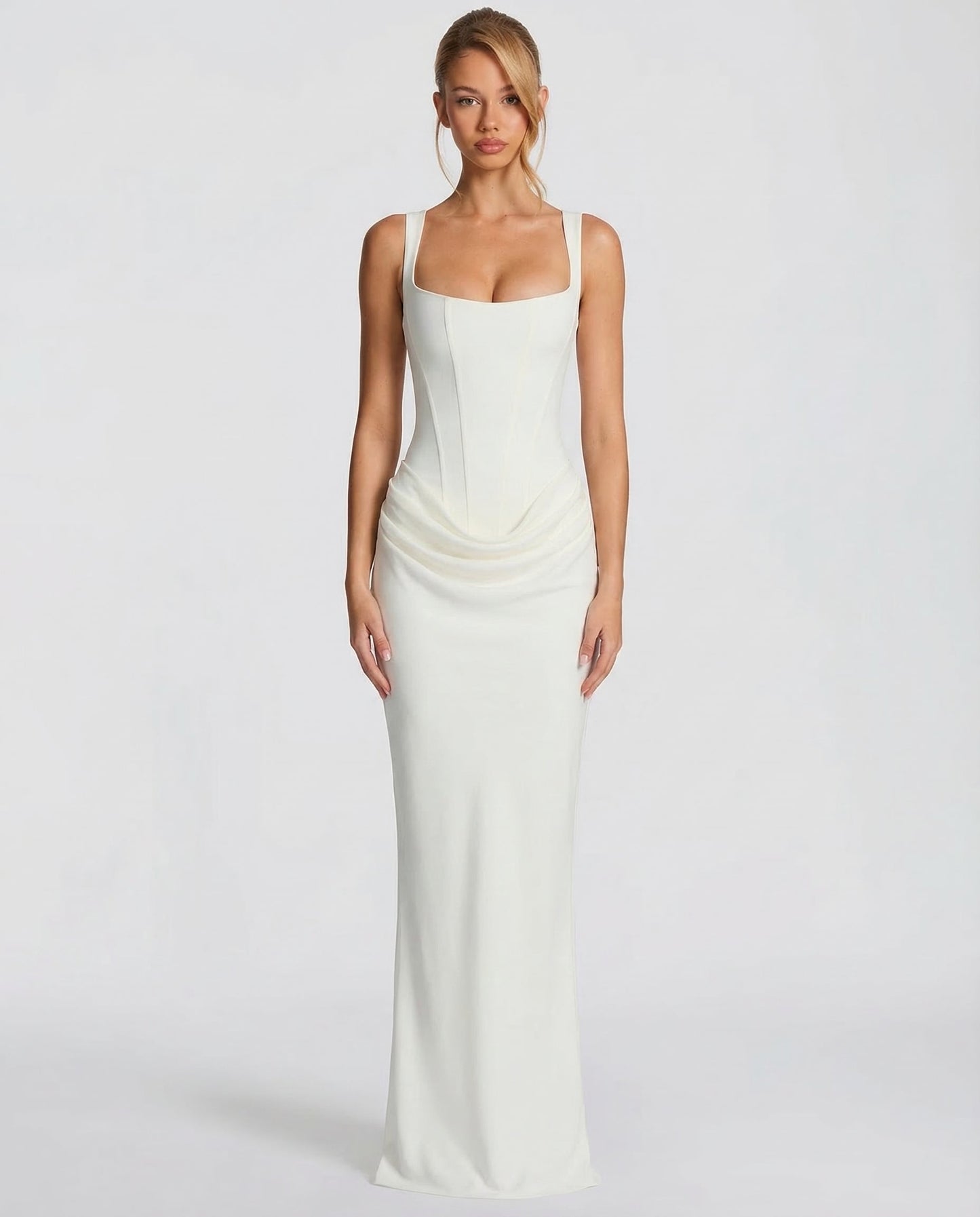 Eva | Vestido Maxi Blanco