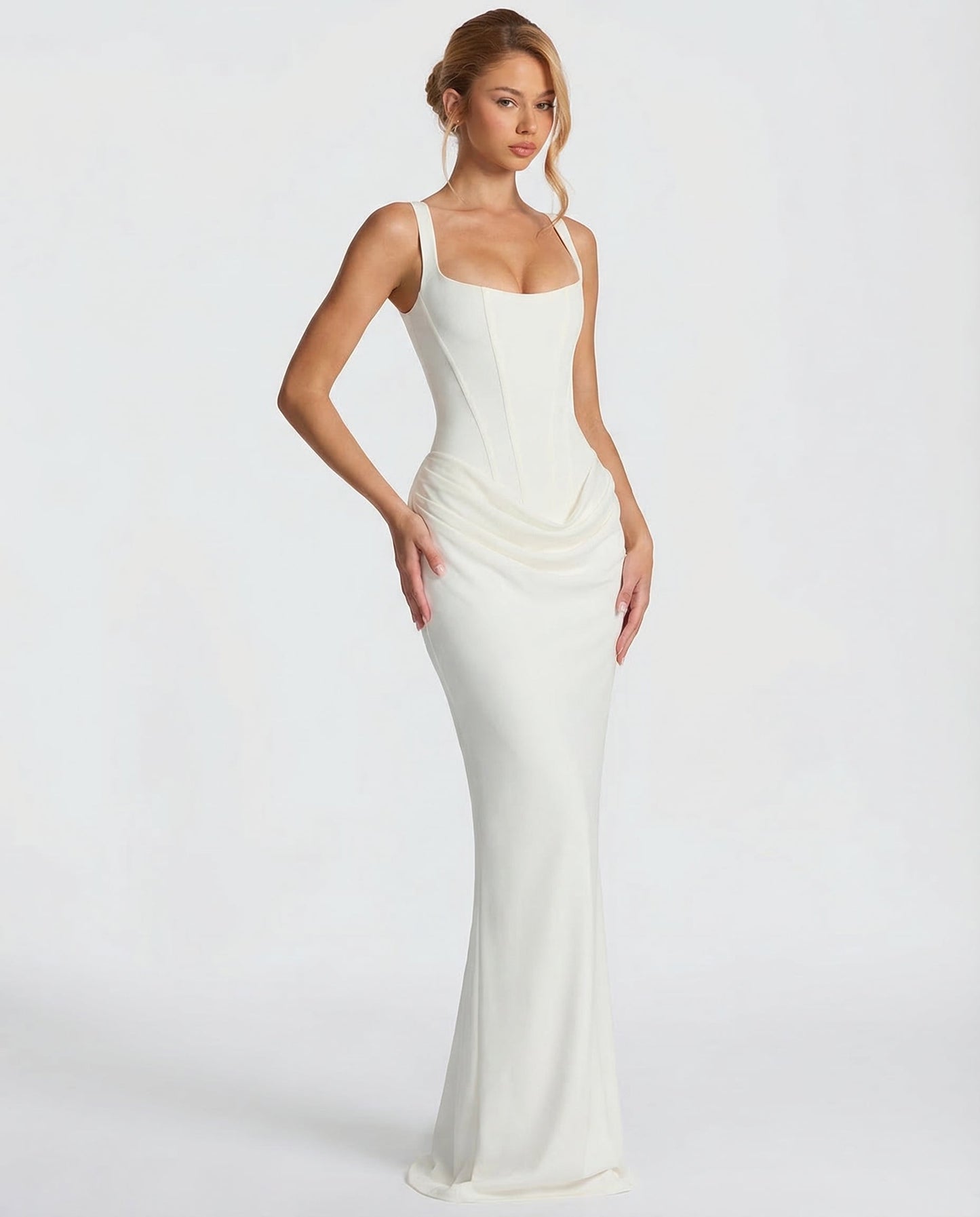 Eva | Vestido Maxi Blanco