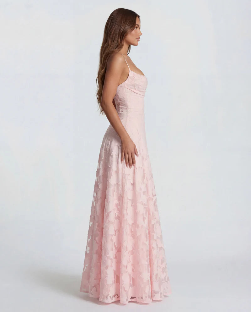 Valeria | Vestido Maxi Rosa