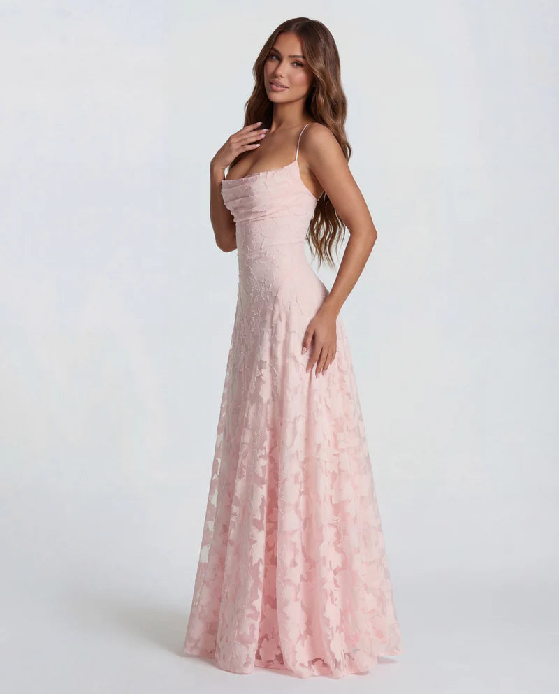 Valeria | Vestido Maxi Rosa